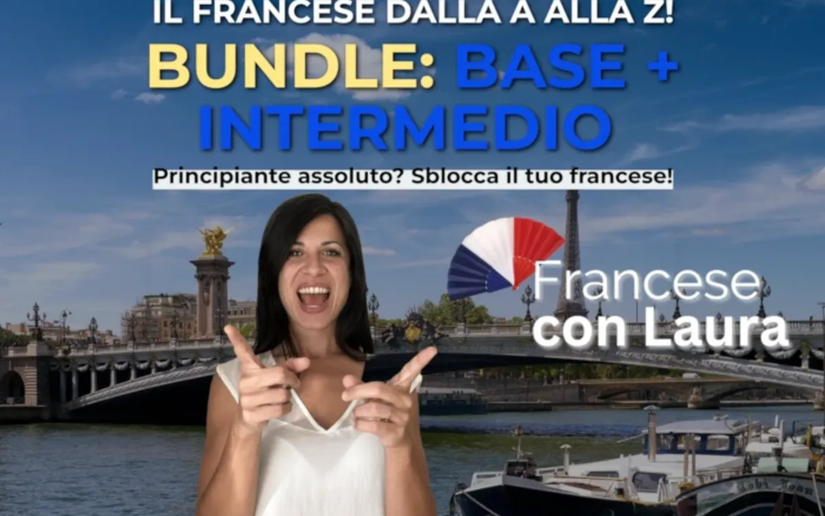 Download Bundle Base + Intermedio – Francese con Laura