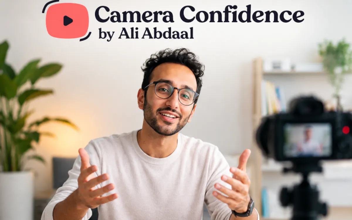 Download Camera Confidence Masterclass – Ali Abdaal