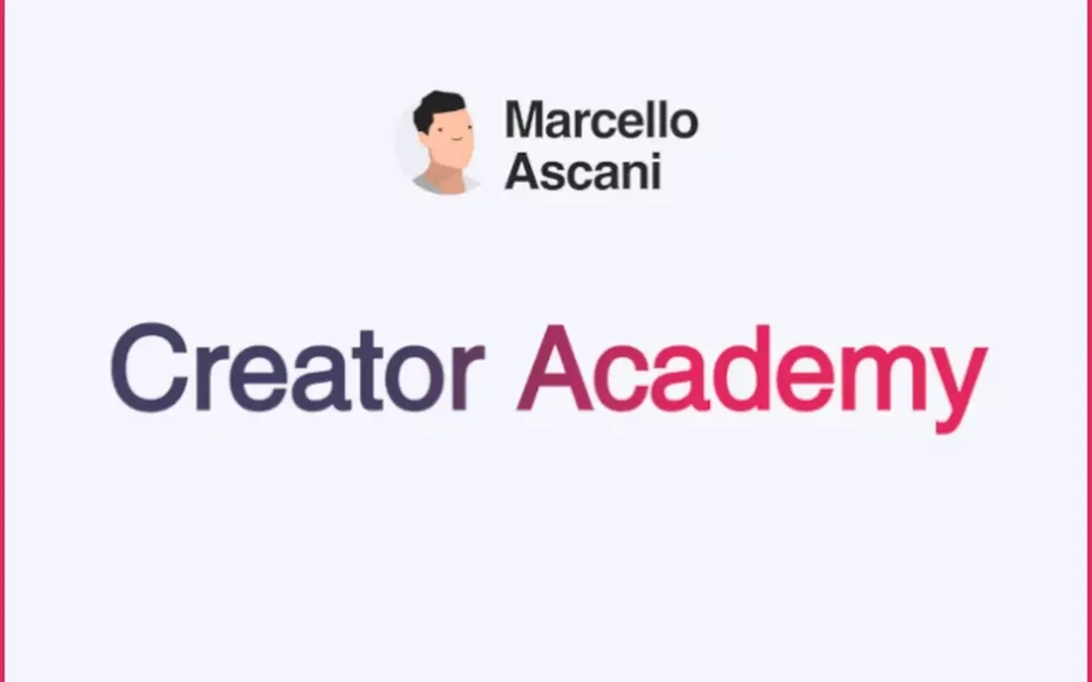 Download Creator Academy – Marcello Ascani