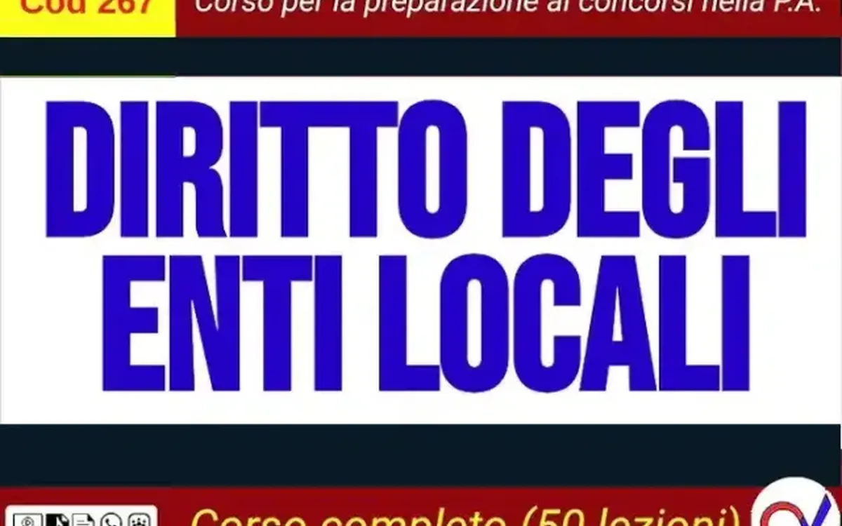 Download Diritto degli Enti Locali (Cod267) – Omniavis