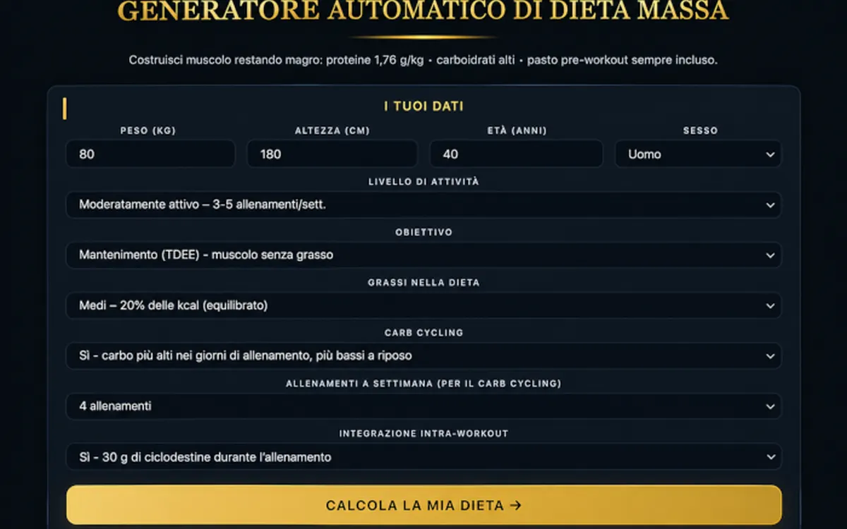 Download Generatore Automatico Dieta Massa – Edoardo Baldini