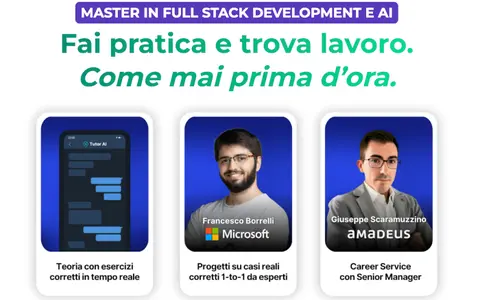 Download Master in Full Stack Development e AI – start2impact
