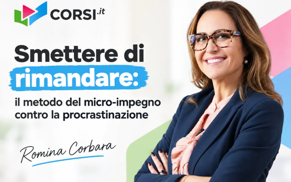 Download Smettere di Rimandare – Romina Corbara (Corsi.it)
